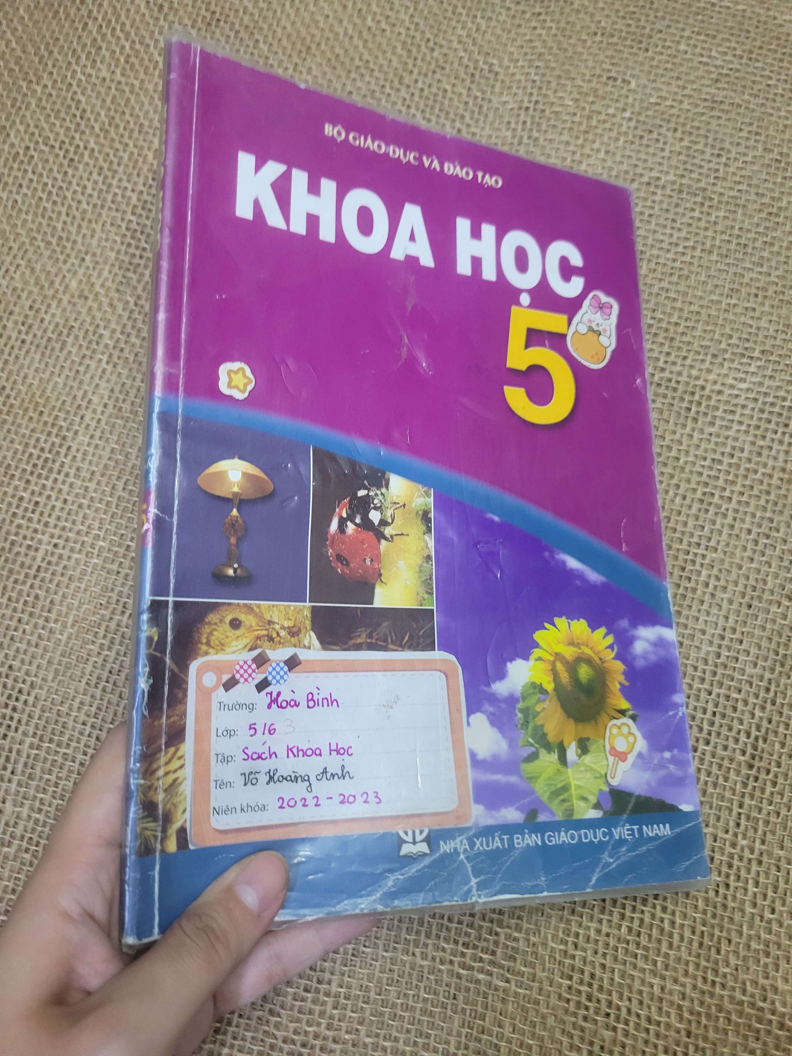 Khoa học lớp 5 (Sách giáo khoa - giáo trình) HLSC