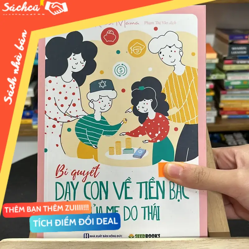 Sách “Bí quyết dạy con về tiền bạc của mẹ Do Thái” – Rabbi Mama (Nguyễn Thị Vân dịch) (Sách làm cha mẹ) TSHT
