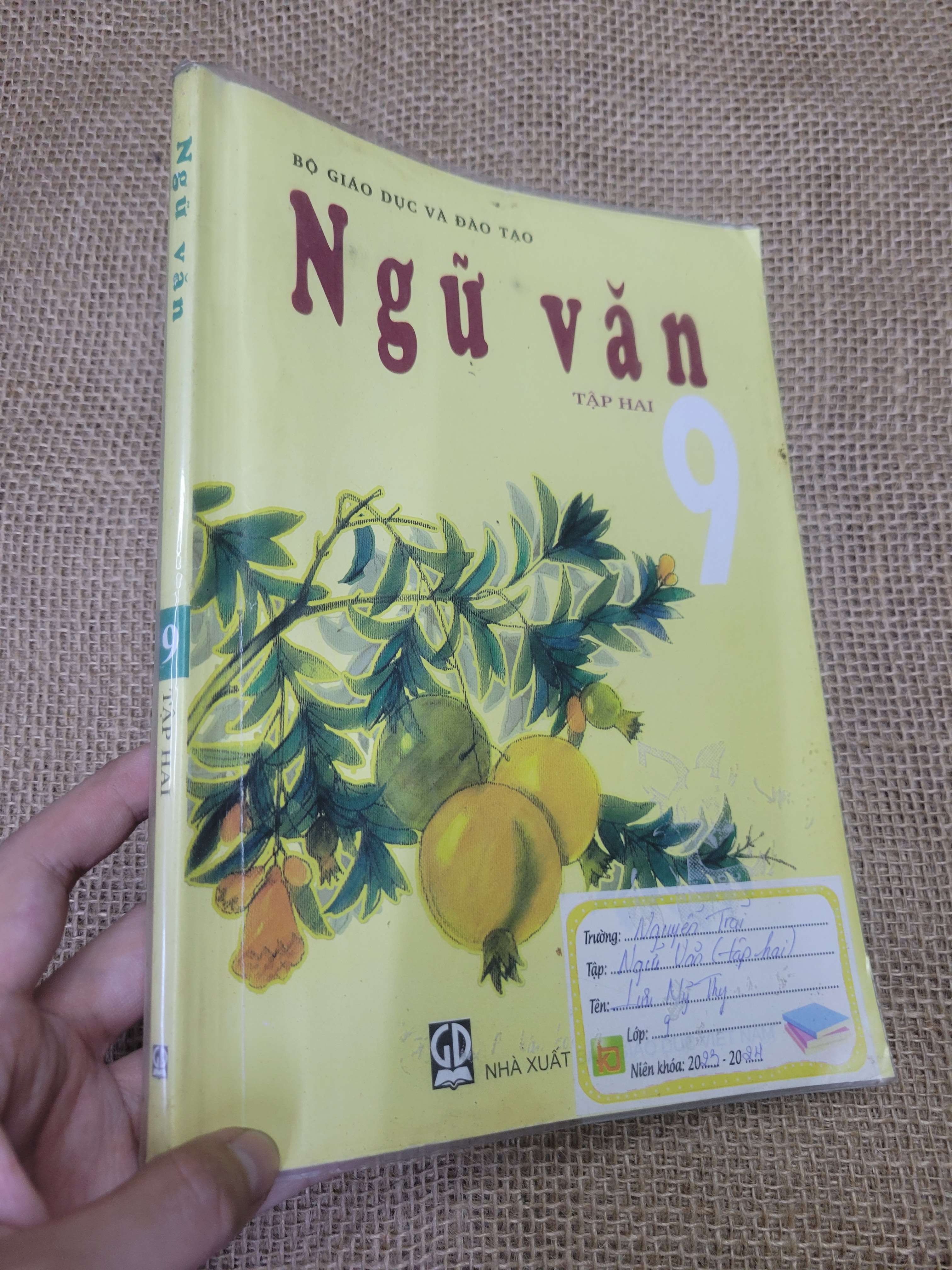 Ngữ văn 9 tập 2 (Sách giáo khoa - giáo trình) HLSC