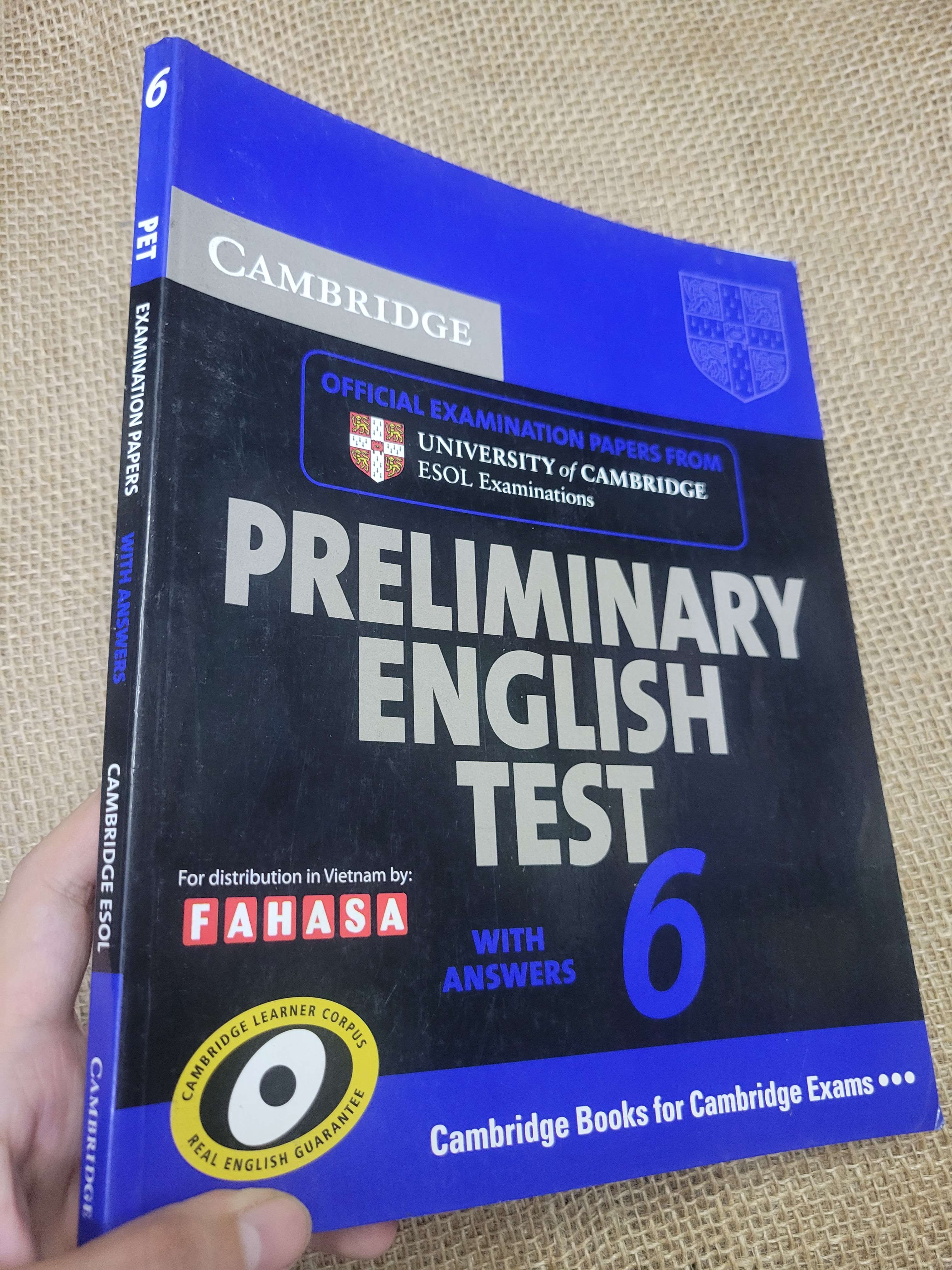 Preliminary English Test 6 With Answers (Sách tự học tiếng Anh) HLSC