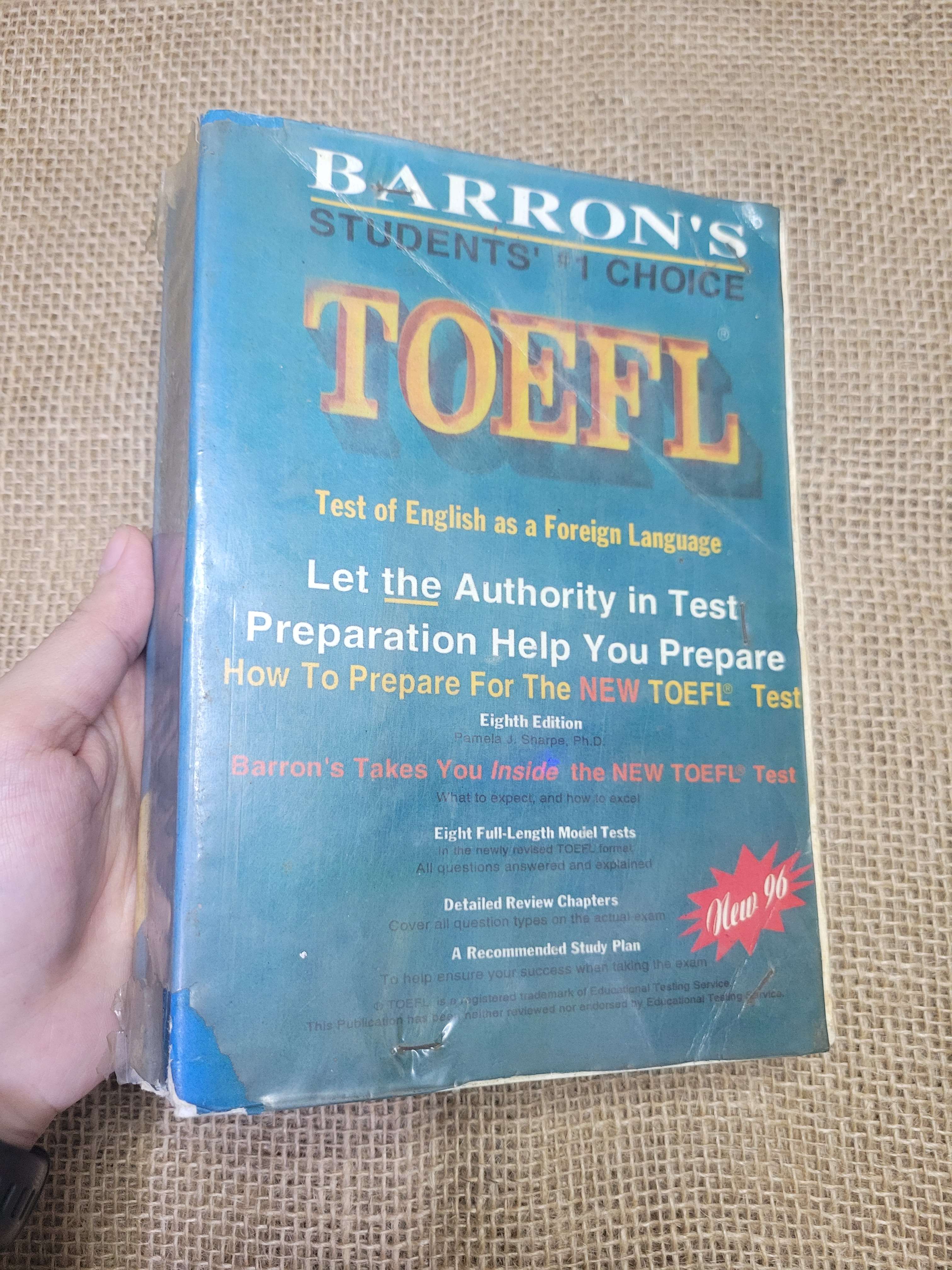 Barron's How to Prepare for the TOEFL Test - Pamela J. Sharpe, Ph.D. (Sách tự học tiếng Anh) HLSC