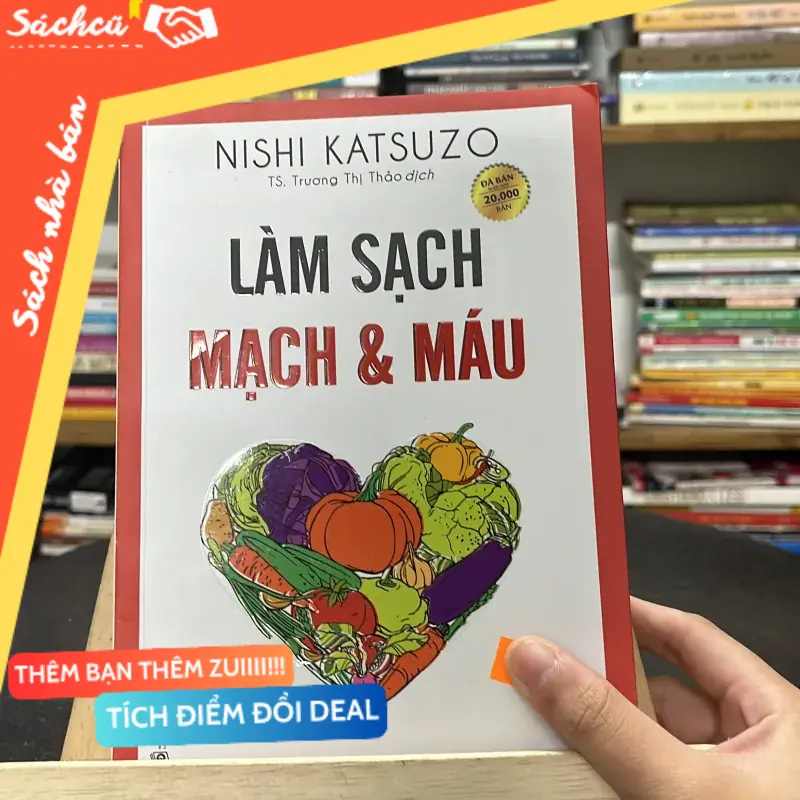 📘 Sách “Làm Sạch Mạch & Máu” tác giả Nishi Katsuzo (Sách Y học - Sức khỏe - Thể thao) TSHT