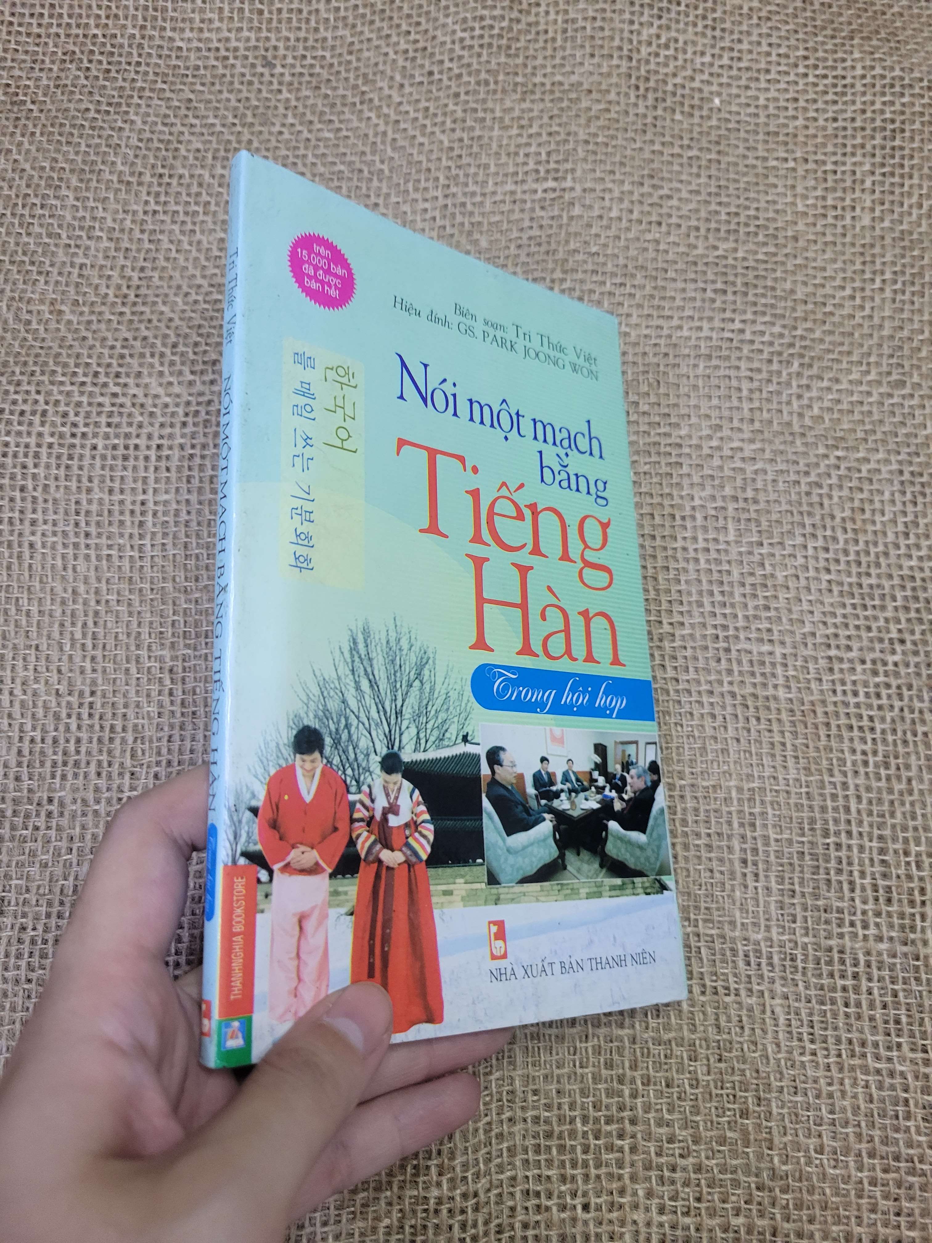Nói một mạch bằng Tiếng Hàn Trong hội họ (Sách học tiếng Hàn) HLSC