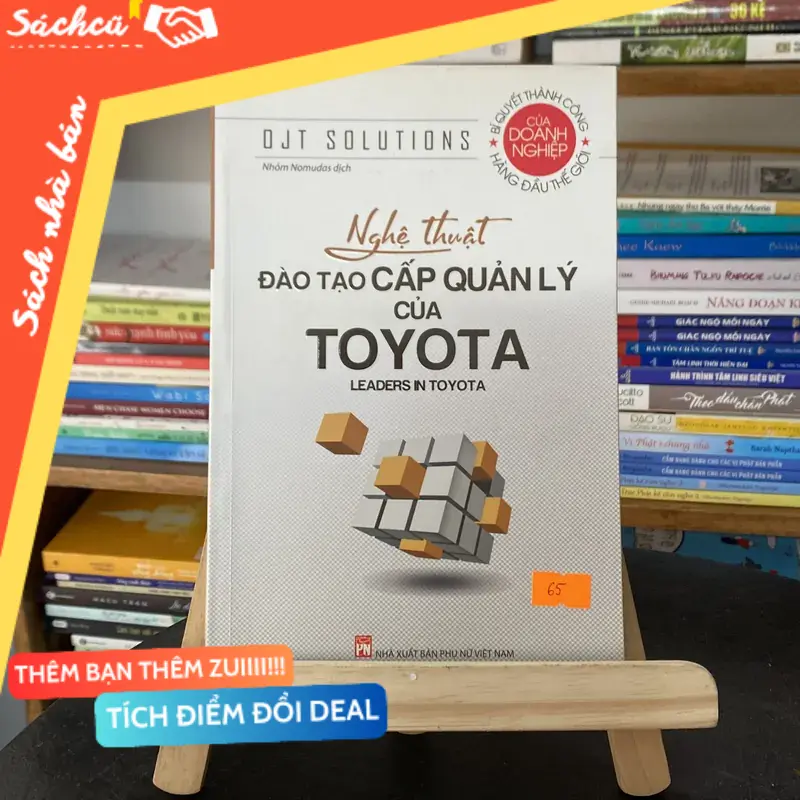 Sách Nghệ thuật đào tạo cấp quản lý của Toyota (Sách kinh tế - tài chính - chứng khoán) TSHT