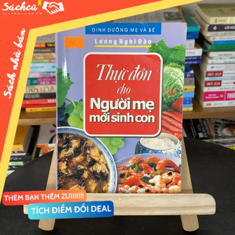Sách Thực đơn cho người mẹ mới sinh con Lương Nghi Đào (Sách mẹ và bé) TSHT