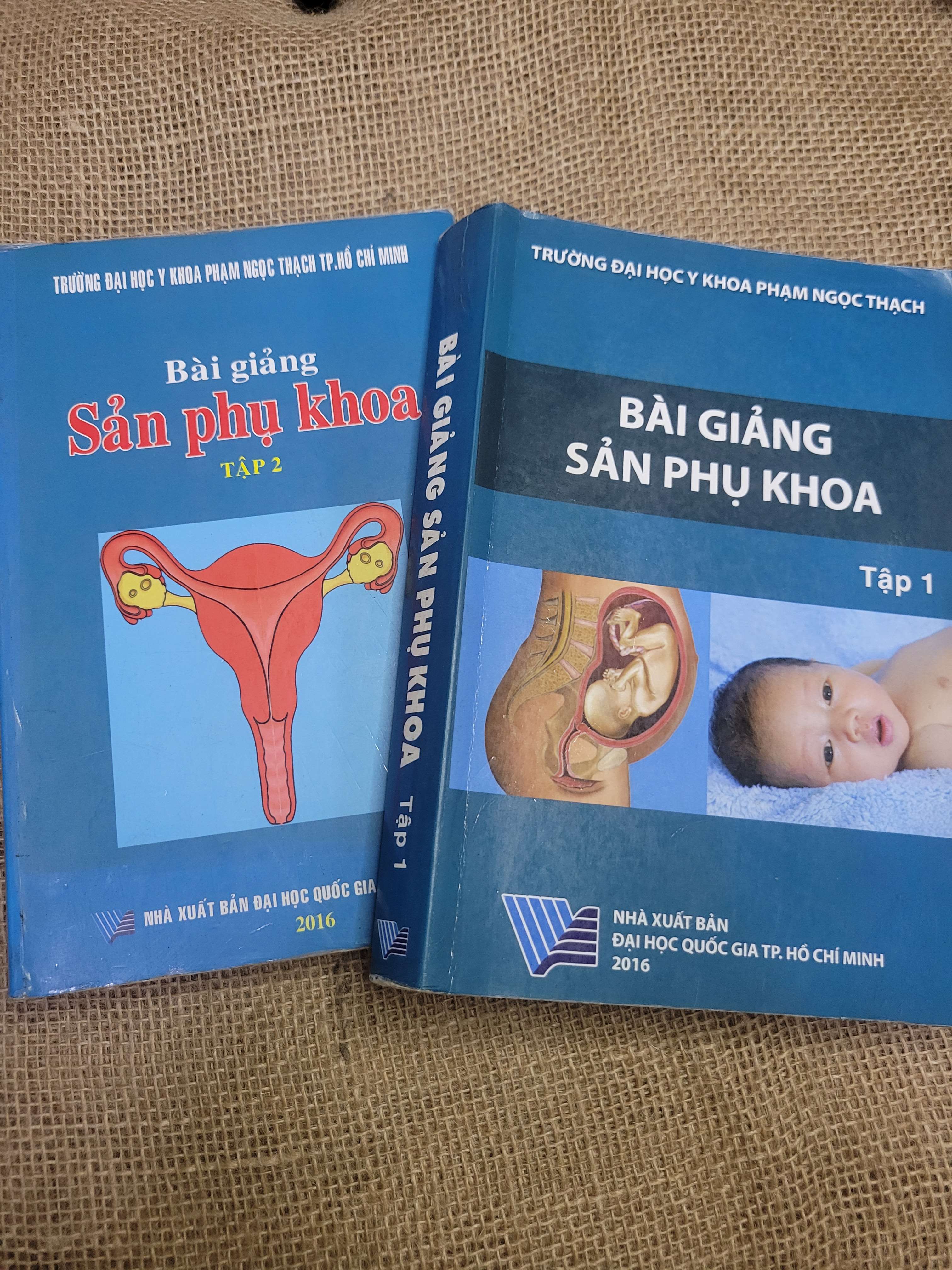 2 cuốn Bài giảng Sản phụ khoa (Giáo trình đại học - cao đẳng) HLSC
