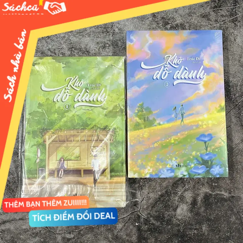 Sách tản văn chữa lành txvt “ Khó đỡ dành” (Tập 1,2) tác giả Trúc Dĩ (Sách văn học) TSHT