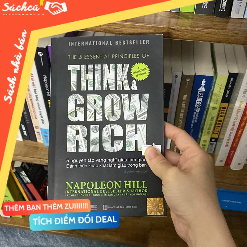 Sách năm nguyên tắc vàng nghĩ giàu làm giàu đánh thức khao khát làm giàu trong bạn napol (Sách kinh tế - tài chính - chứng khoán) TSHT