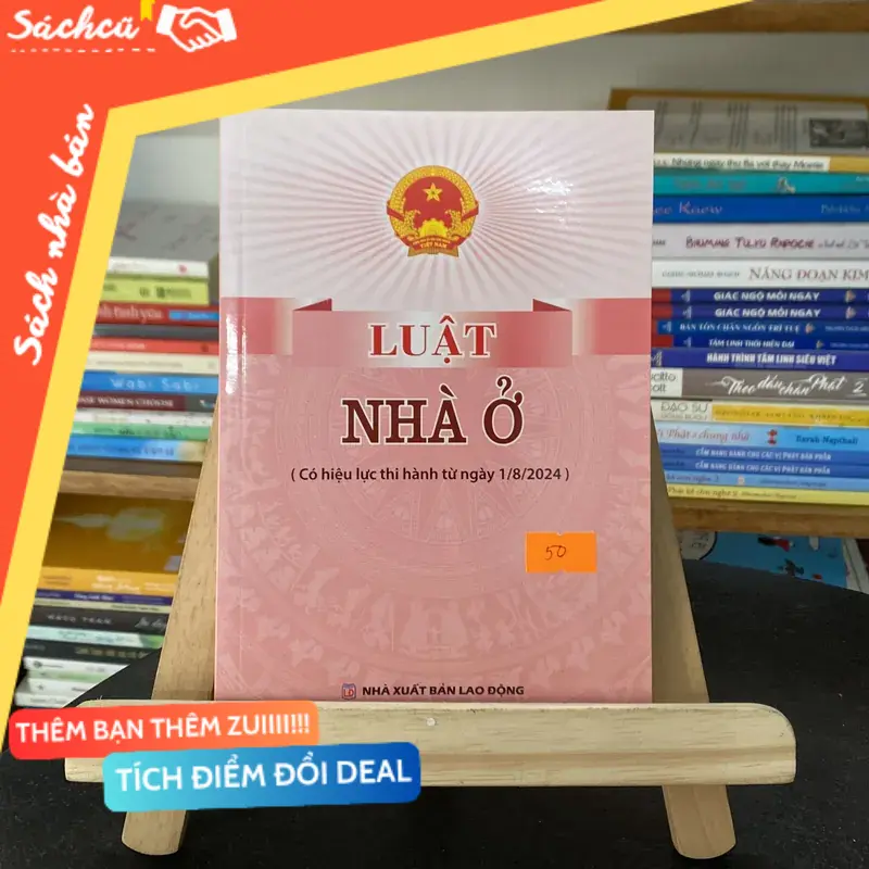 Sách Luật nhà ở mới nhất (Sách chính trị - pháp lý) TSHT
