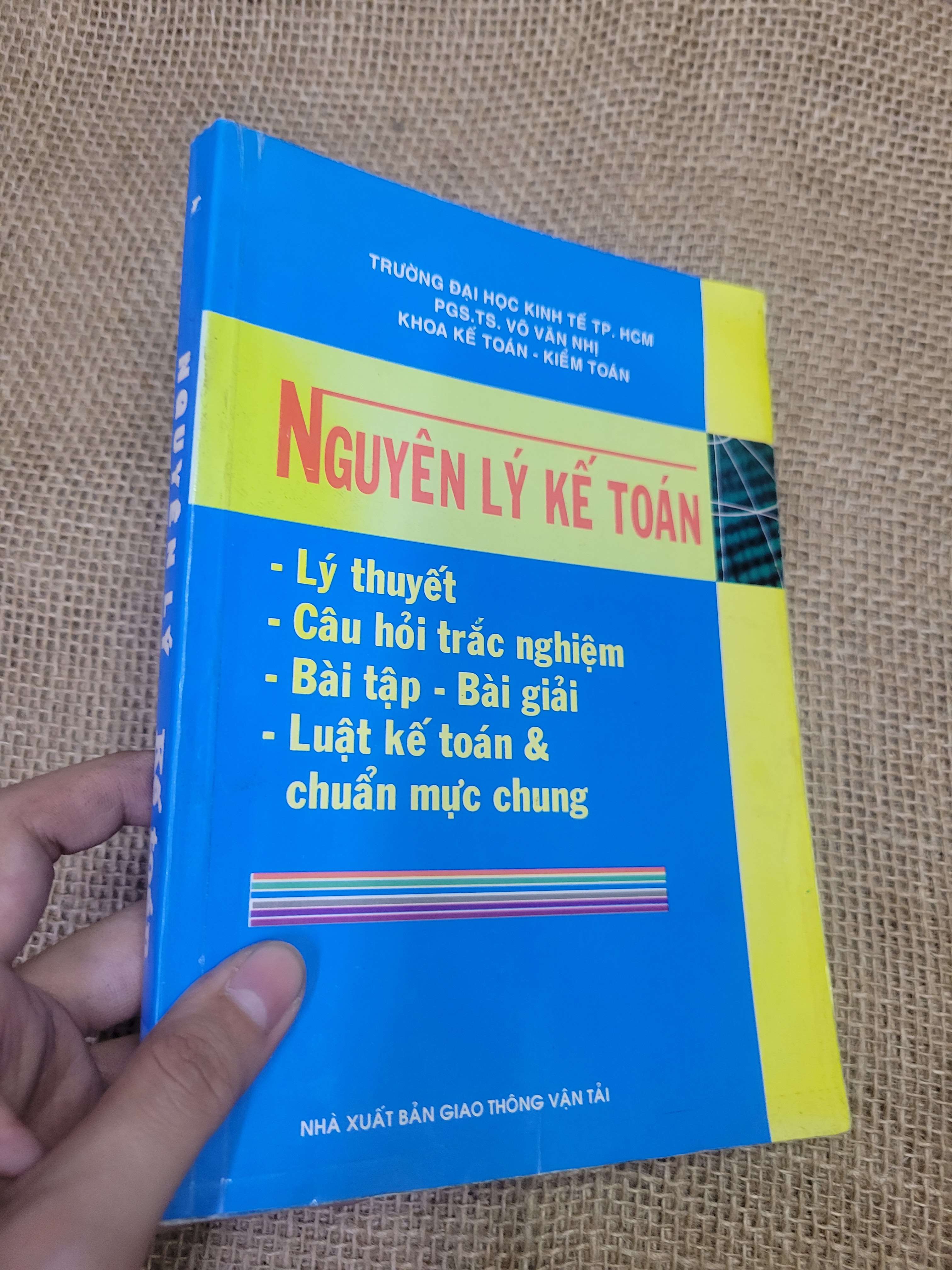 NGUYÊN LÝ KẾ TOÁN - PGS.TS. VÕ VĂN NHỊ (Giáo trình đại học - cao đẳng) HLSC