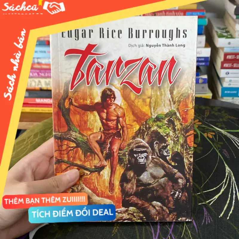 Tarzan-Edgar Rice Burroughs (Sách văn học) TSHT