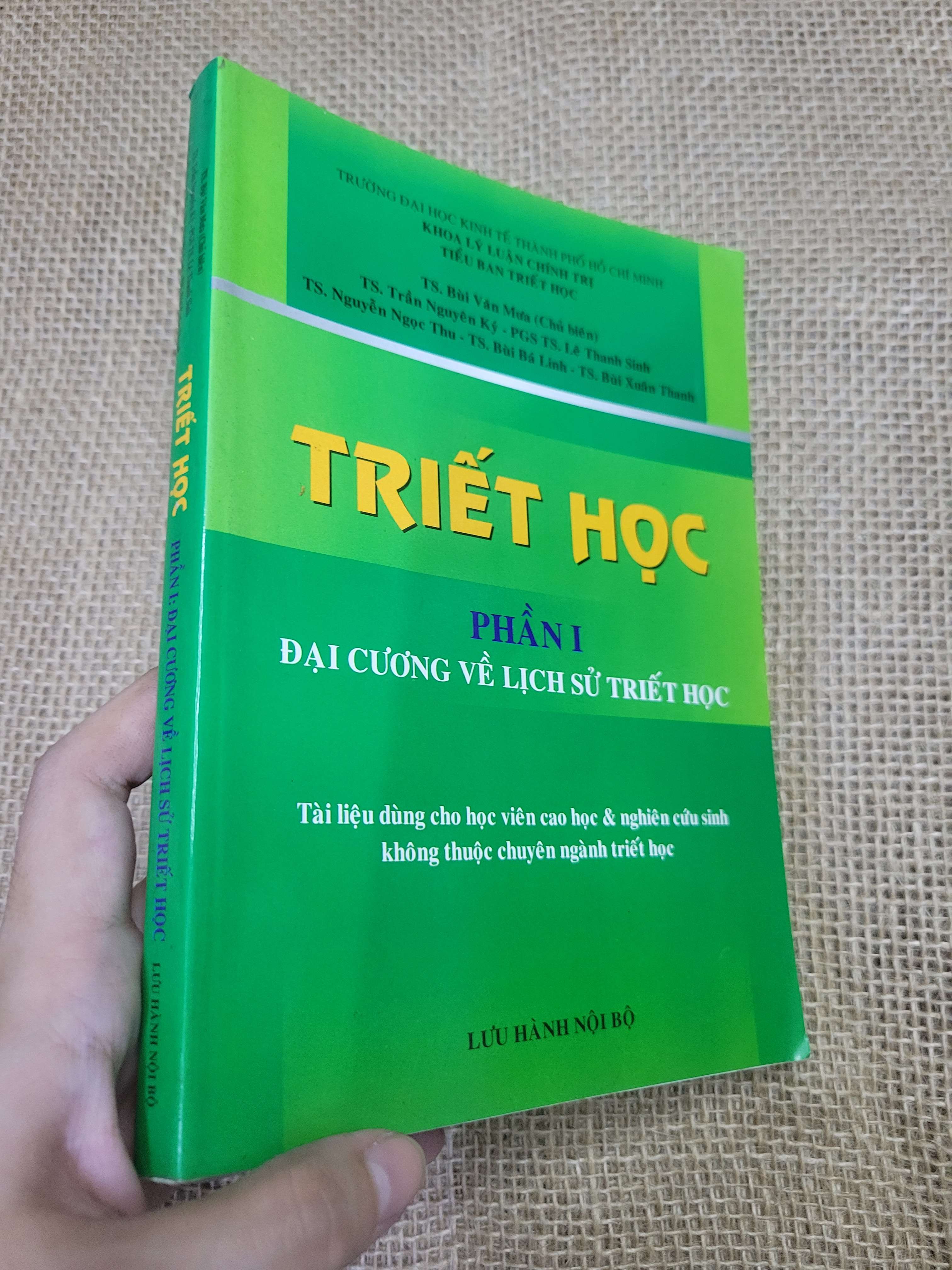 Triết học Phần 1 Đại cương về lịch sử triết học (Giáo trình đại học - cao đẳng) HLSC