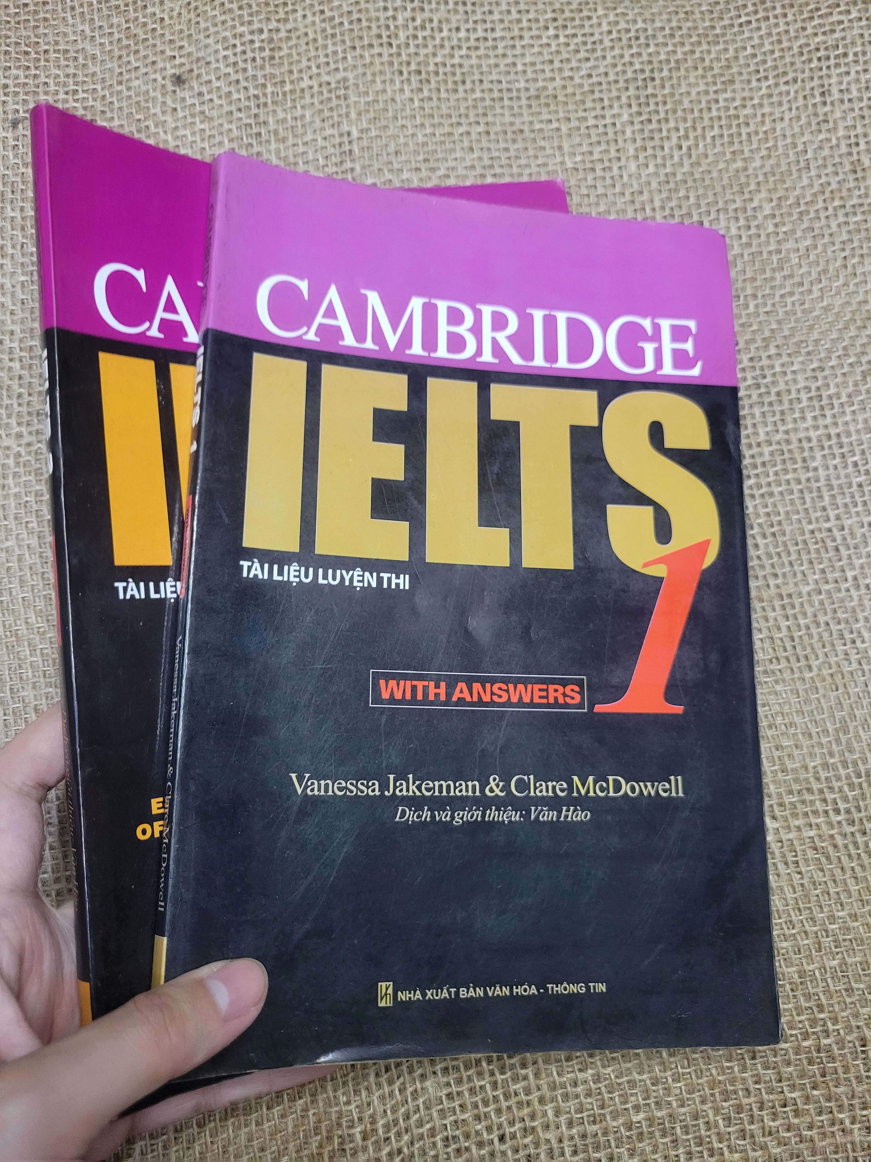 2 cuốn Cambridge IELTS 1,2 With Answers - Vanessa Jakeman & Clare McDowell (Sách tự học tiếng Anh) HLSC