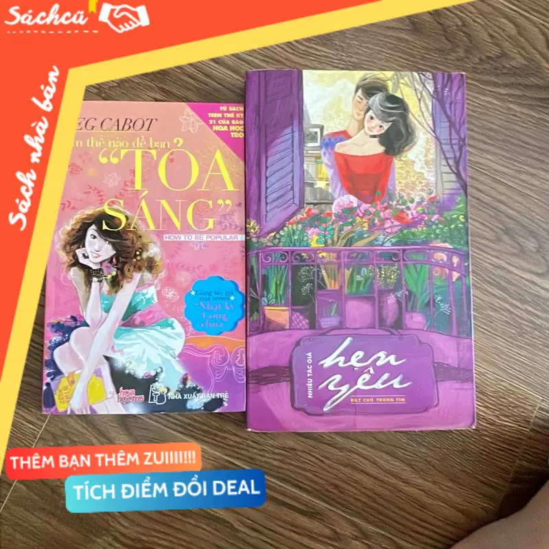 Combo 2 quyển sách, làm thể nào để toả sáng,hẹn yêu (Kỹ năng sống) TSHT