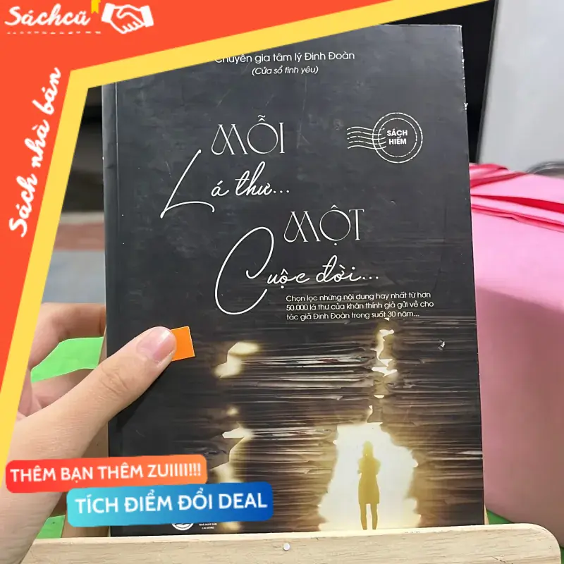 📖 Sách “Mỗi lá thư… một cuộc đời” tác giả Đinh Đoàn (Kỹ năng sống) TSHT