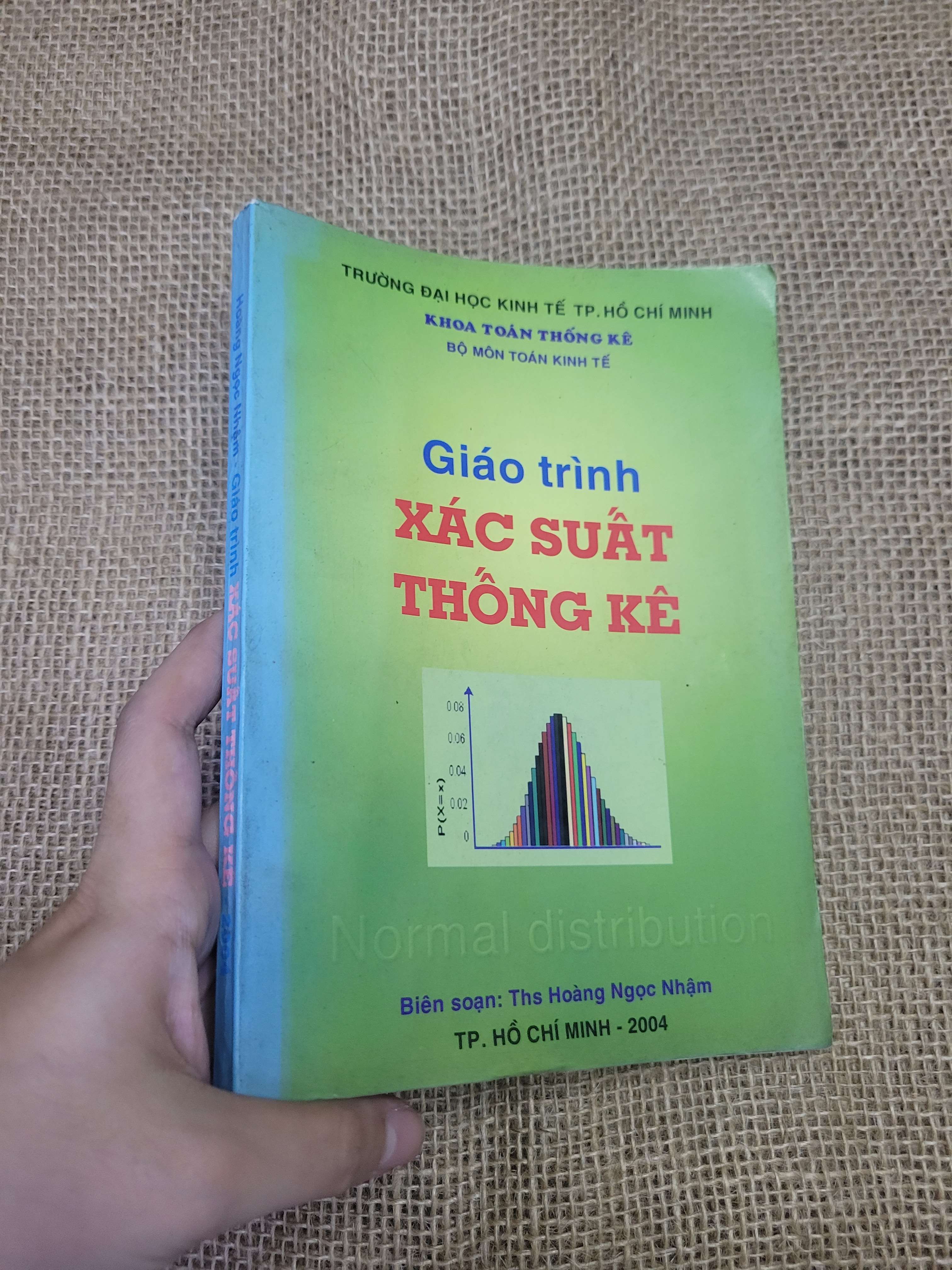 Giáo trình XÁC SUẤT THỐNG KÊ - Ths Hoàng Ngọc Nhậm (Giáo trình đại học - cao đẳng) HLSC