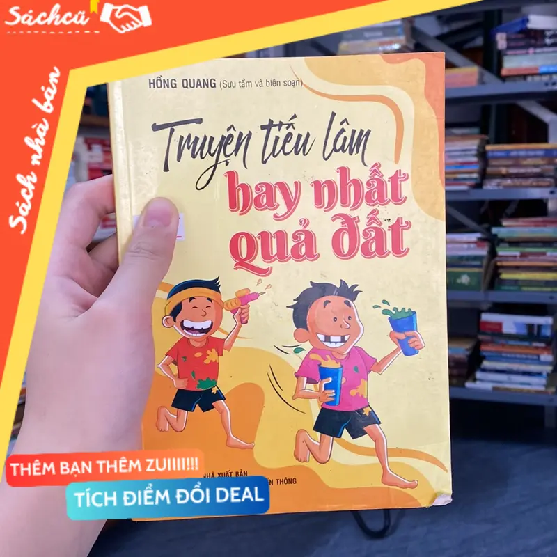 Truyện tiếu lâm hay nhất quả đất-Hồng Quang(sưu tầm và biên soạn) (Sách văn học) TSHT