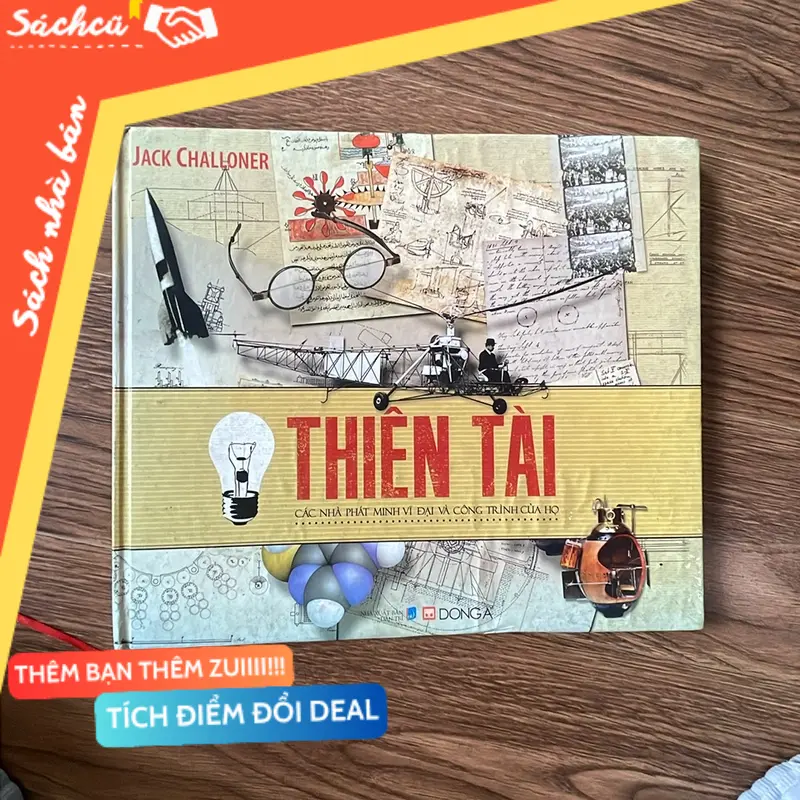 sách Thiên tài các nhà phát minh vĩ đại và công trình của họ (Sách Danh nhân) TSHT