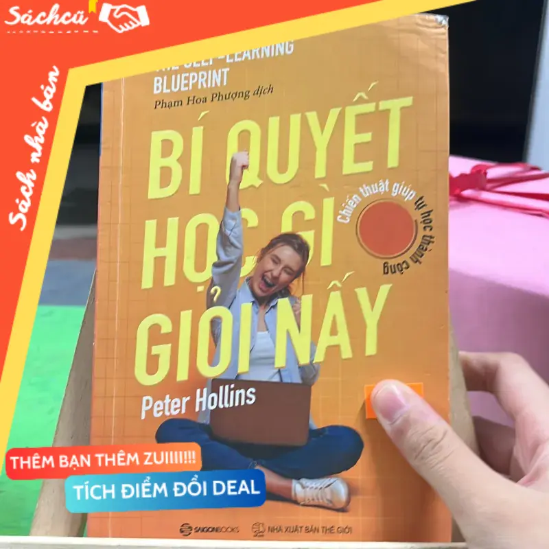 📙 Sách “Bí Quyết Học Gì Giỏi Nấy” tác giả Peter Hollins (Sách kỹ năng) TSHT