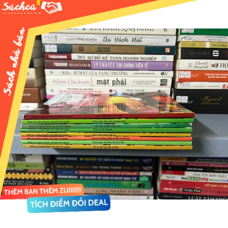 Nhật ký trưởng thành của đứa trẻ ngoan 8 quyển (giá gốc 480k) mới 80% (Sách văn học) DTML