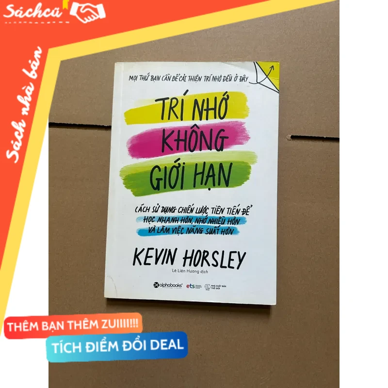 Trí nhớ không giới hạn - Kevin Horsley mới 80% (Sách kỹ năng) DTML