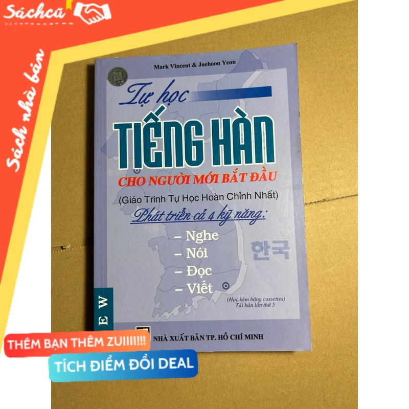 Tự học tiếng hàn dành cho người mới bắt đầu mới 80% (Sách học ngoại ngữ) DTML