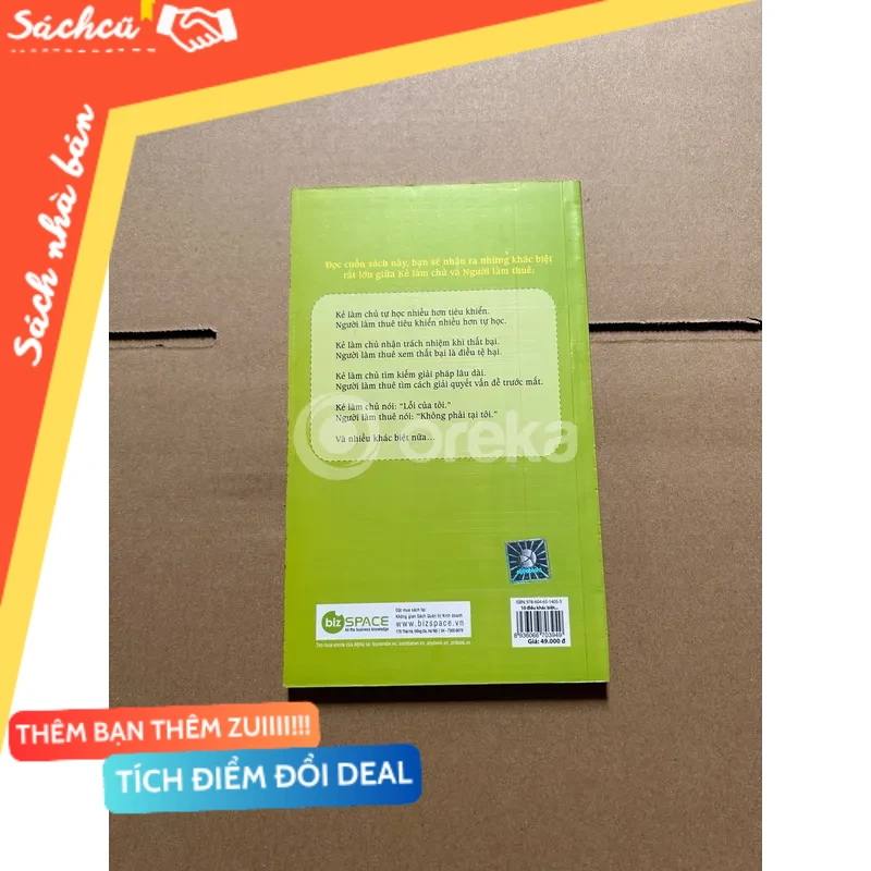 10 điều khác biệt nhất giữa kẻ làm chủ và người làm thuê mới 80% (Sách kỹ năng) DTML