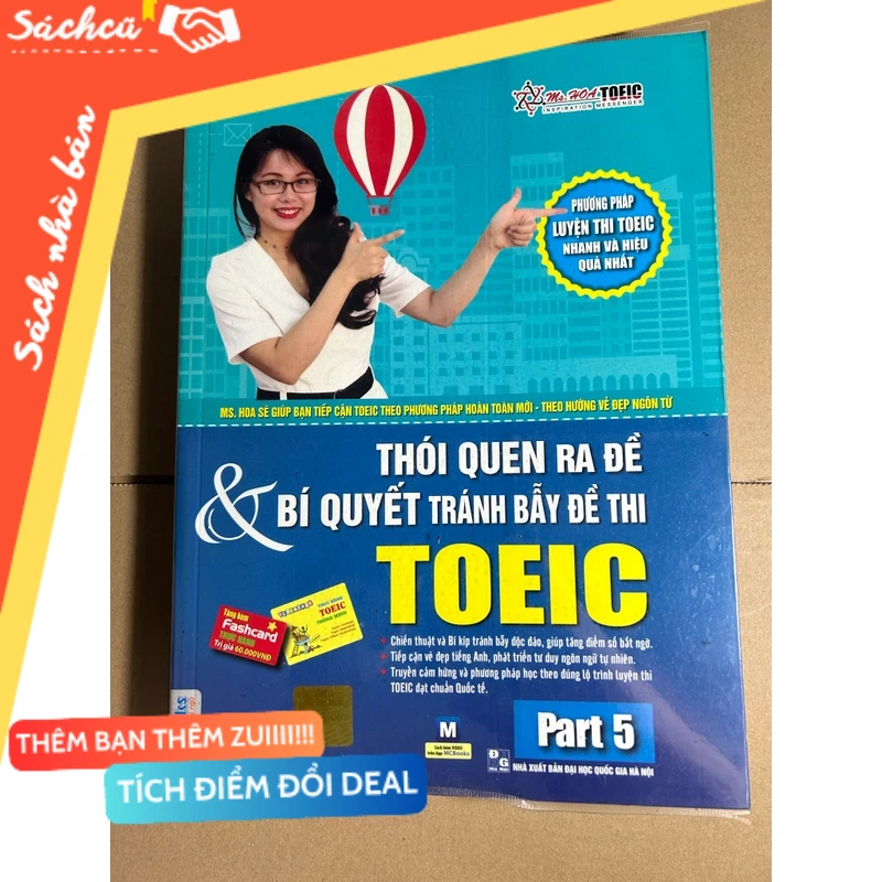 Thói quen ra đề và bí quyết tranha bẫu đề thi toeic part 5 mới 80% (Sách kỹ năng) DTML