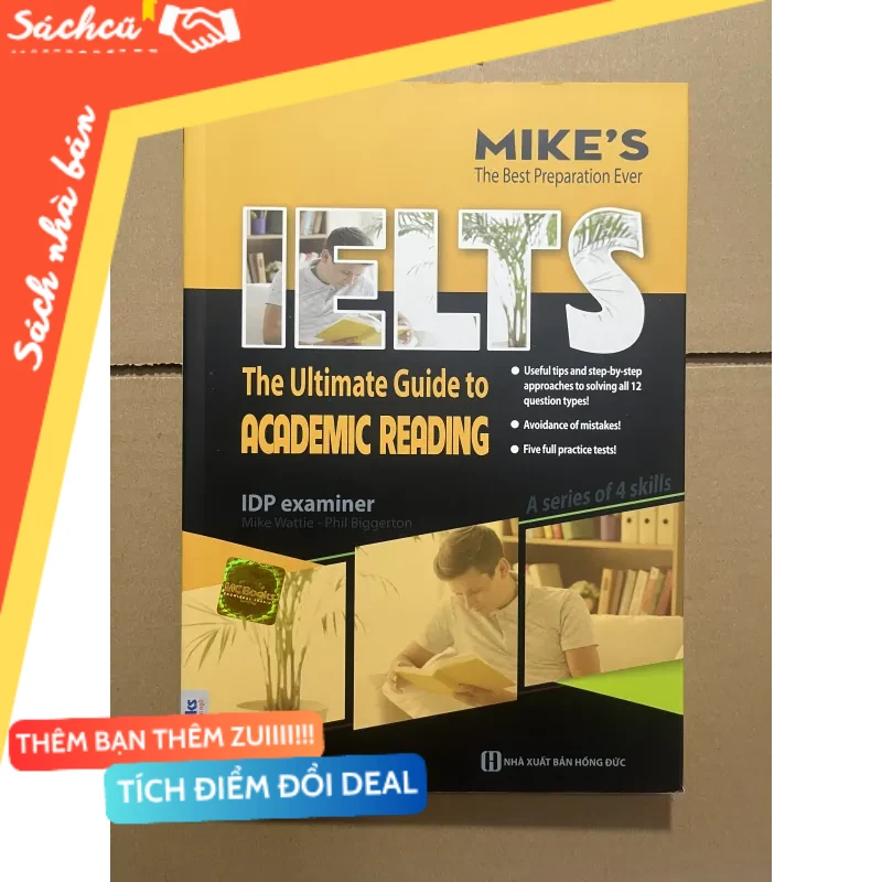 IELTS ACADEMIC READING mới 80% (Sách tự học tiếng Anh) DTML