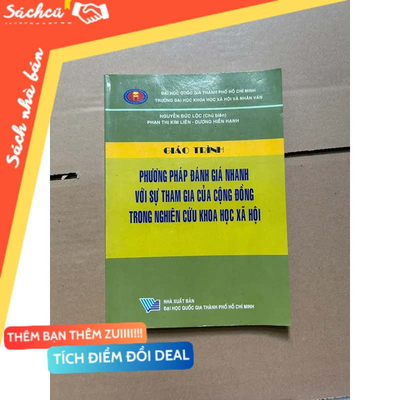 Giáo trình phương pháp đánh giá nhanh với sự tham gia của cộng đồng trong nghiên cứu... mới 80% (Giáo trình đại học - cao đẳng) DTML
