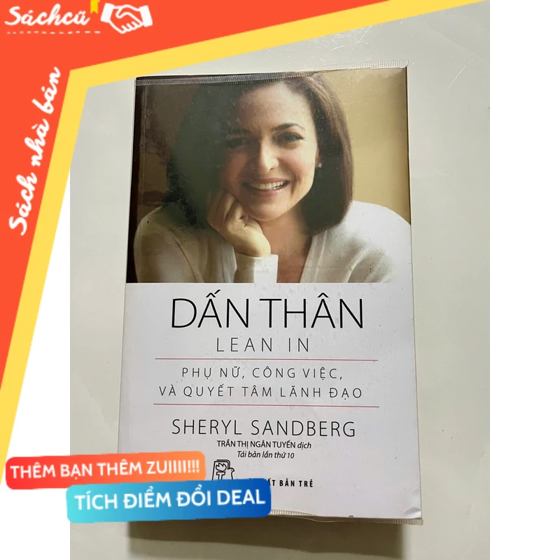 Dấn thân - Sherryl Sandberg Nell Scovell mới 80% (Sách kỹ năng) DTML