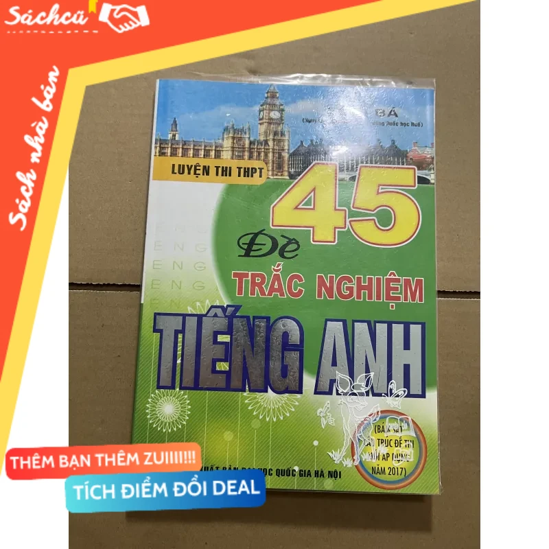 45 đề trắc nghiệm tiếng anh mới 90% (Sách học ngoại ngữ) DTML