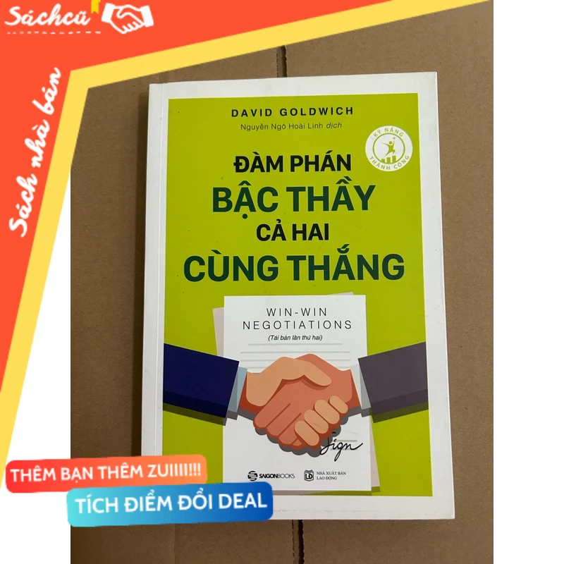 Đàm phán bậc thầy cả hai cùng thắng mới 80% (Sách kỹ năng) DTML