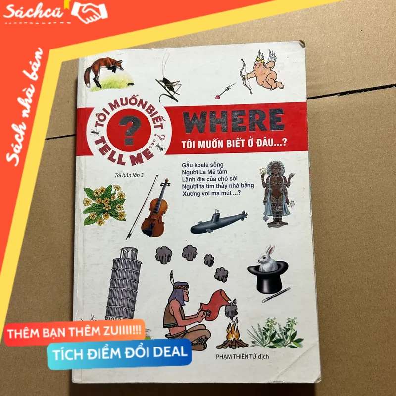 WHERE tôi muốn biết ở đâu...? mới 80% (Sách kỹ năng) DTML