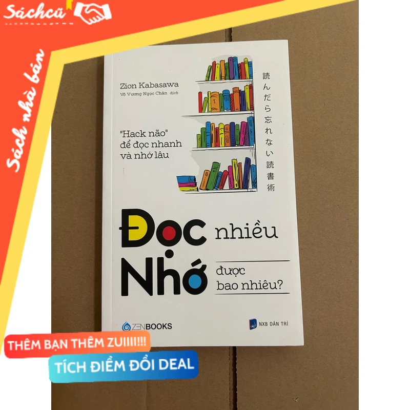 Đọc nhiều nhớ được bao nhiêu? mới 80% (Sách kỹ năng) DTML