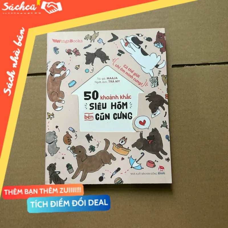 50 khoảnh khắc siêu hóm bên thú cưng mới 80% (Sách văn học) DTML