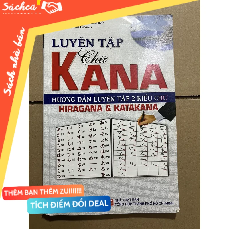 Luyện tập chữ kana mới 80% (Sách học tiếng Nhật) DTML
