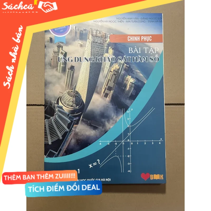 Bài tập ứng dụng khảo sát hàm số mới 80% (Sách giáo khoa - giáo trình) DTML