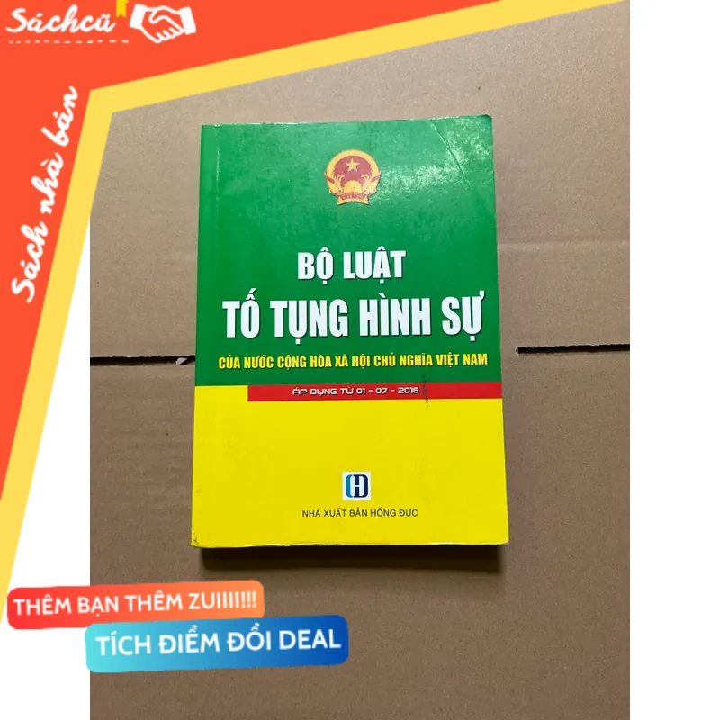 Bộ luật tố tụng hình sự mới 80% (Sách chính trị - pháp lý) DTML
