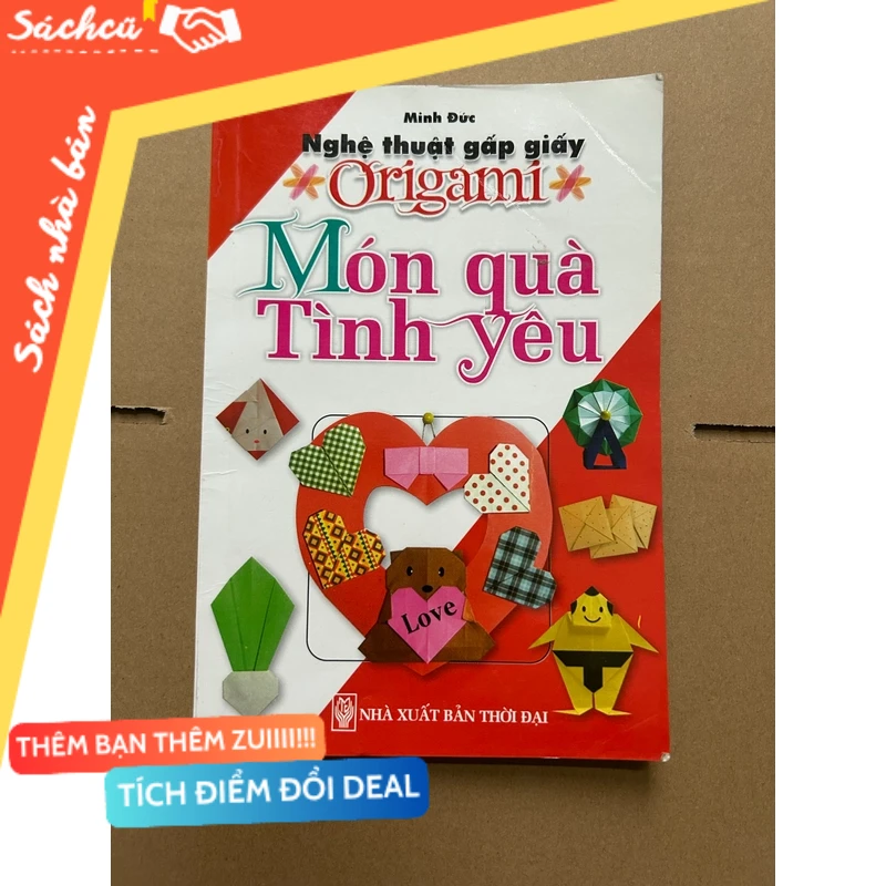 Nghệ thuật gấp giấy Origami món quà tình yêu mới 80% (Sách kiến thức tổng hợp) DTML