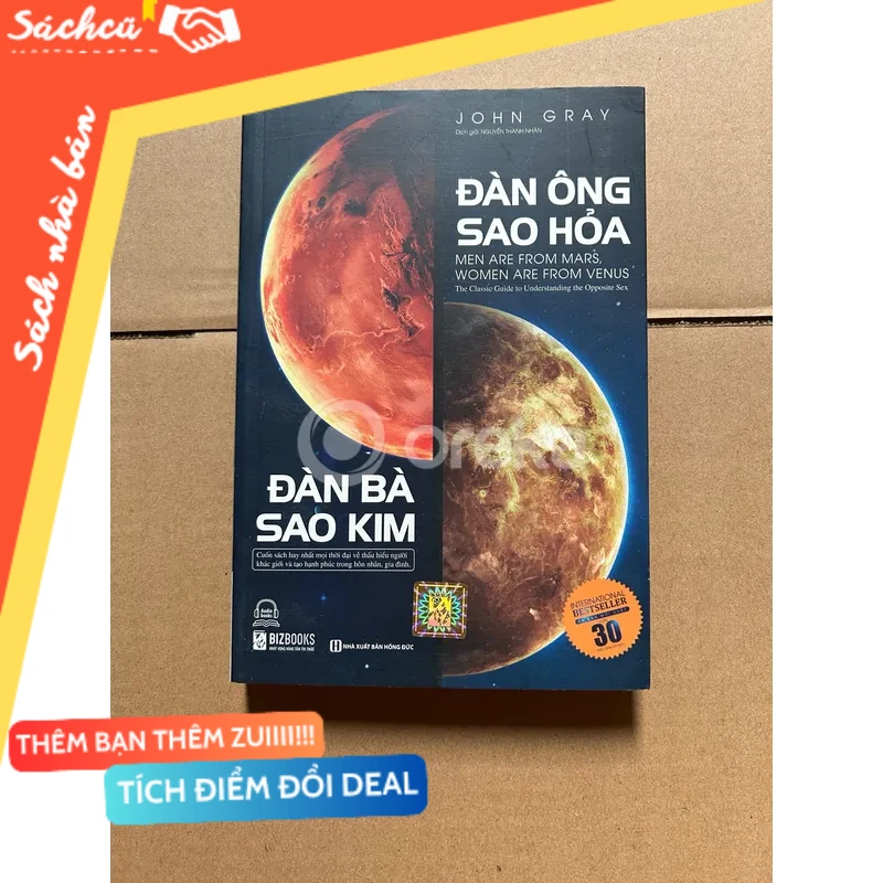 Đàn ông sao hỏa, đàn bà sao kim mới 80% (Sách kỹ năng) DTML