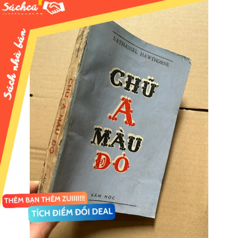 Chữ A màu đỏ 1988 mới 80% (Sách văn học) DTML
