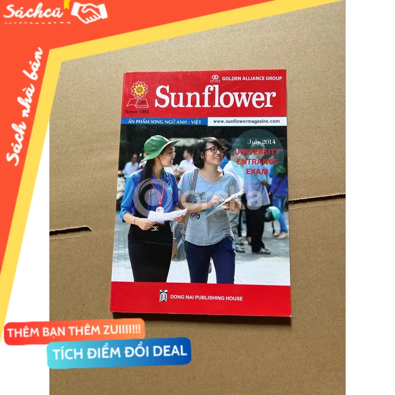 Sunflower song ngữ Anh - Việt mới 80% (Tạp chí) DTML