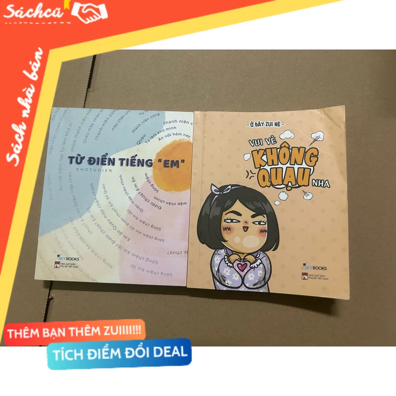 Combo 2 quyển mới 90% (Sách văn học) DTML