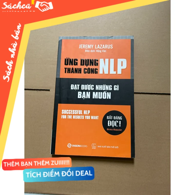 Ứng dụng thành công NLP - Jeremy Lazarus mới 80% (Quản trị - lãnh đạo) DTML