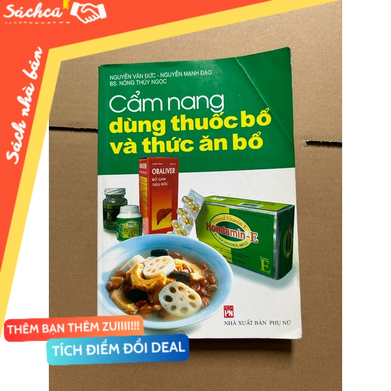 Cẩm nang dùng thuốc bổ và thức ăn bổ mới 80% (Sách Y học - Sức khỏe - Thể thao) DTML