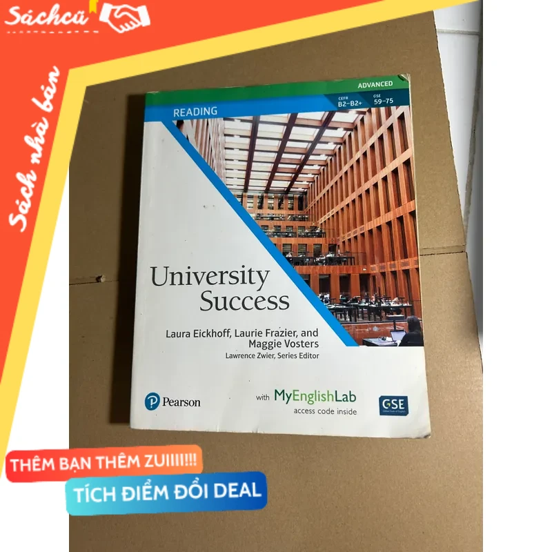 University Success with MyEnglishLab Reading mới 80% (Sách tự học tiếng Anh) DTML