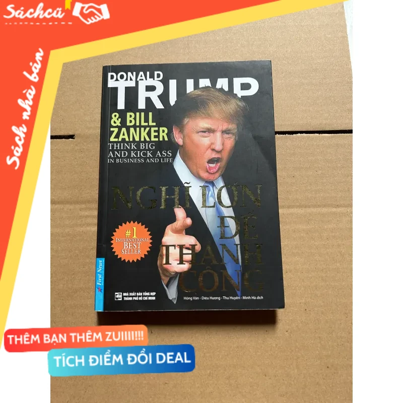 Nghĩ lớn để thành công (bong keo 1 trang) mới 80% (Quản trị - lãnh đạo) DTML