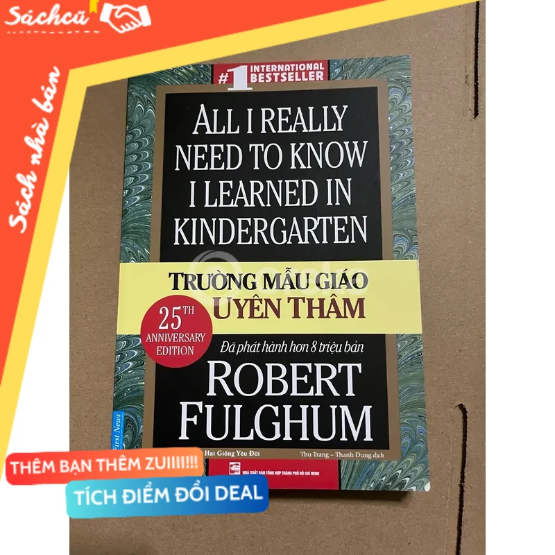 Trường mẫu giáo uyên thâm mới 80% (Sách kỹ năng) DTML