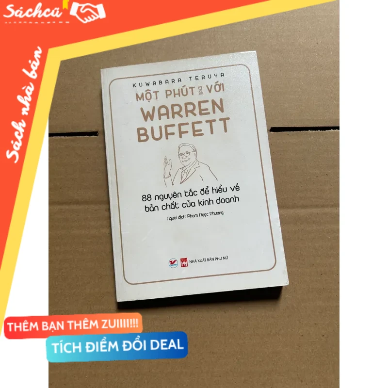 Một phút với Warren Bufett mới 80% (Sách kỹ năng) DTML